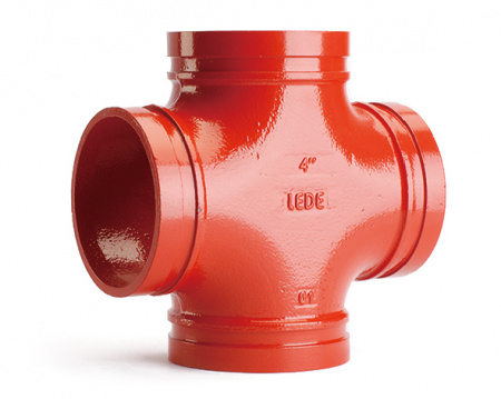 Короткая крестовина под муфту LedeGroove ДУ50, 2" (60мм)